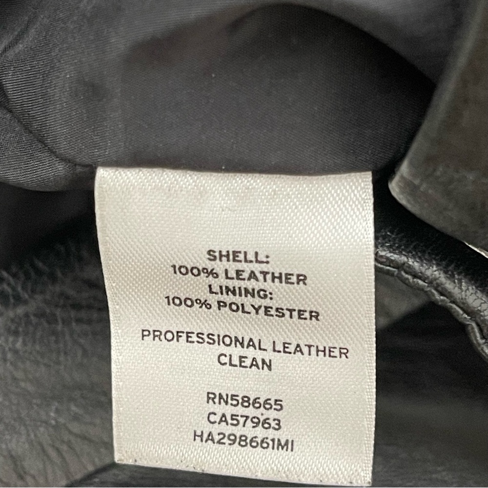 Halogen Classic Black Leather Pants Size 2 - Picture 10 of 10